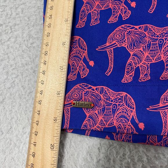 Hatley Womens Knee Skirt Size 6 Cotton Graphic Elephant Print Pink‎ Blue - Picture 10 of 13